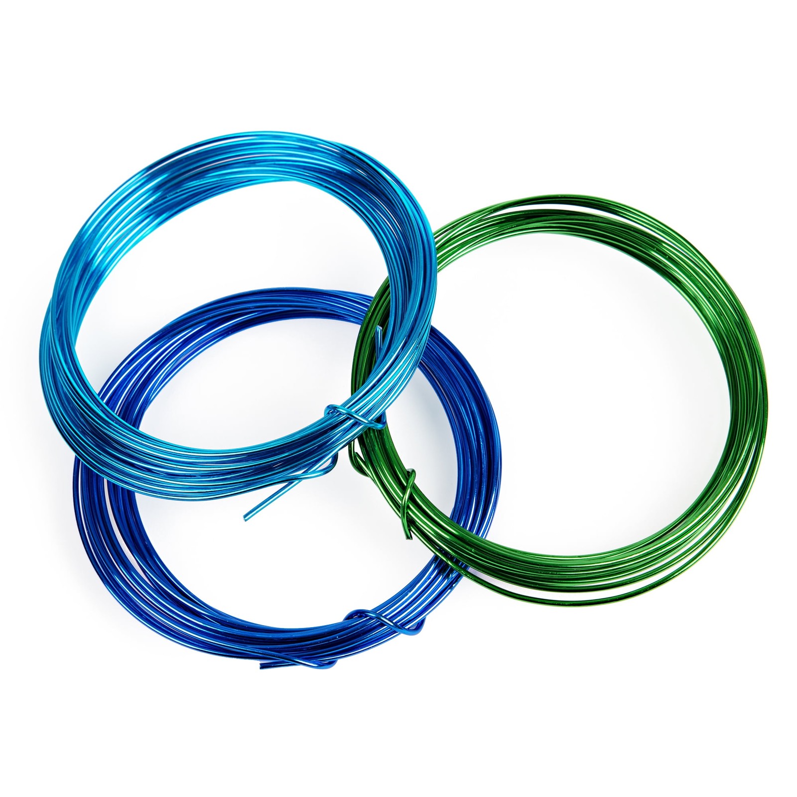 Cousin DIY Beading Wire Bulk Pack, Bright Multi-Color, (6) 9 ft Rolls, 18 Ga