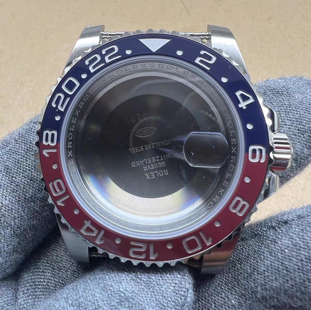 DIY SET for 3285 Movement watch case + dial + hands + Stainless Steel Strap 40mm