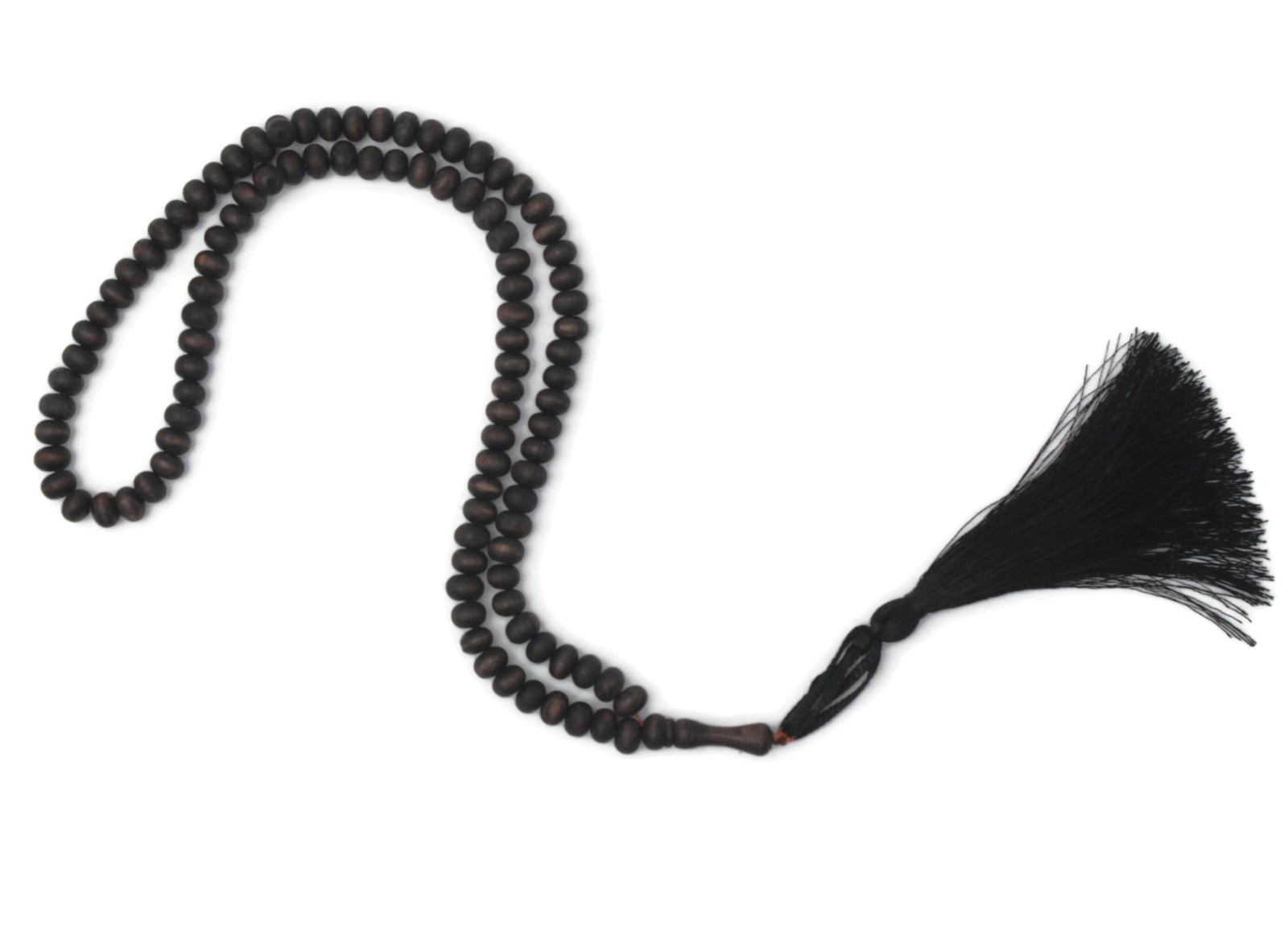Handmade Matte Black Olive Wood 99 Beads Tasbeeh Misbaha Islamic Gift Tasbih …