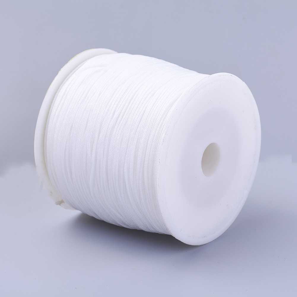100yards 0.8mm Nylon Silk String Thread Knotting Cord Jewelry Beading Making