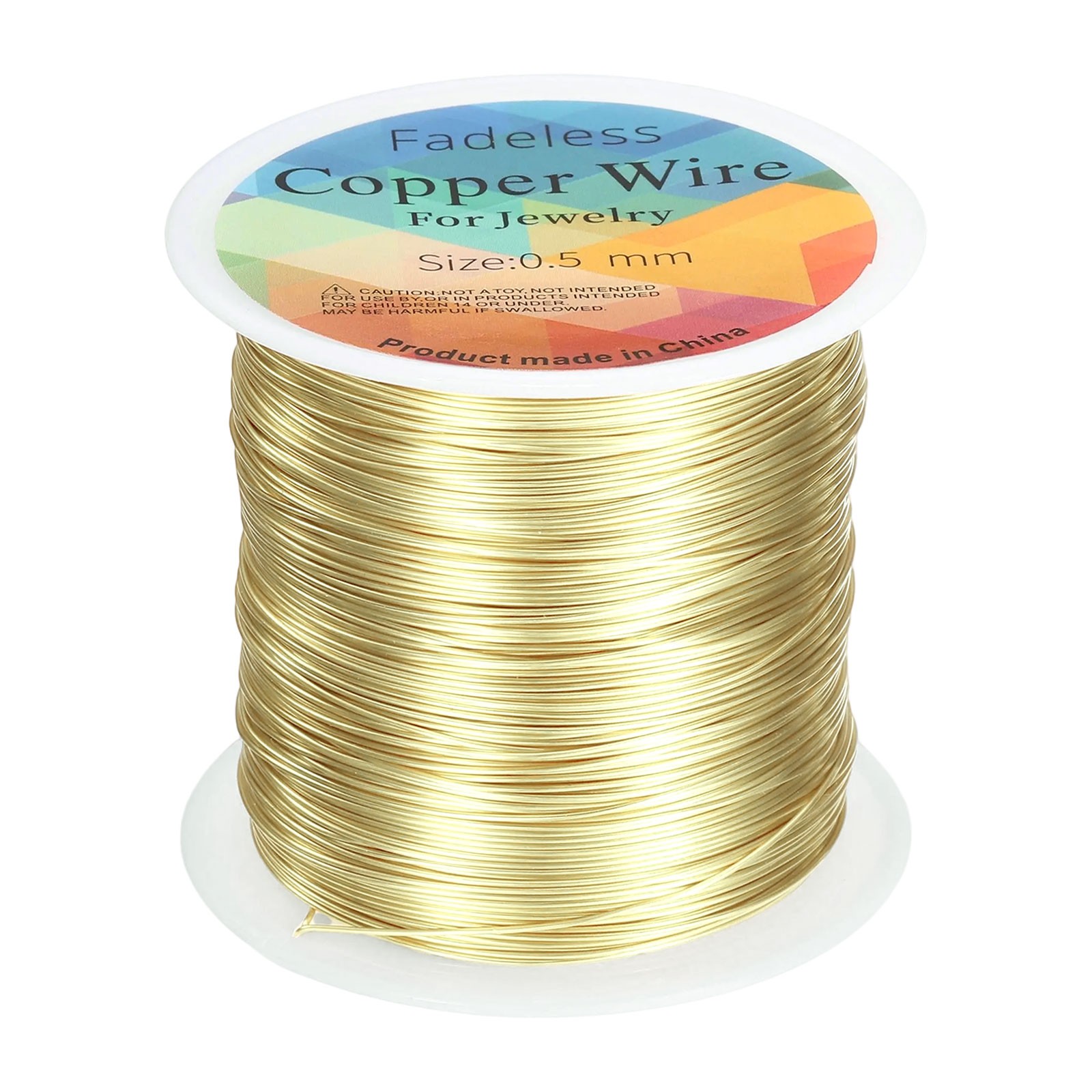 Wire 203ft 24 Gauge Copper Craft Wrapping Wire Light Gold