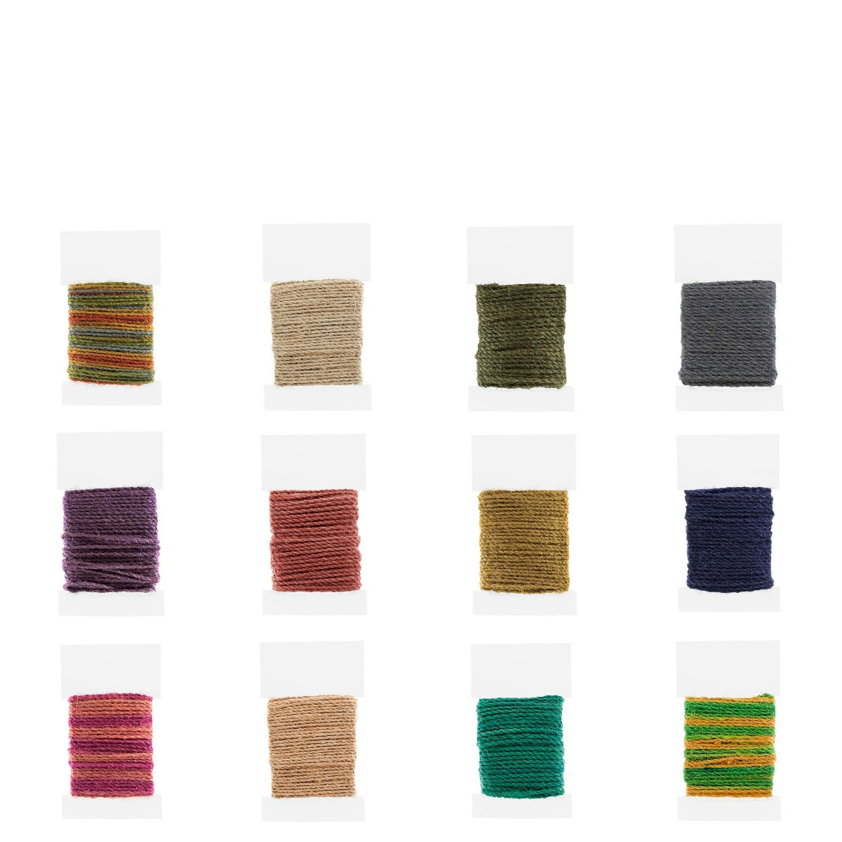 2 mm Jute Cord Packs – 10 Meter Spools – Multi Color Options