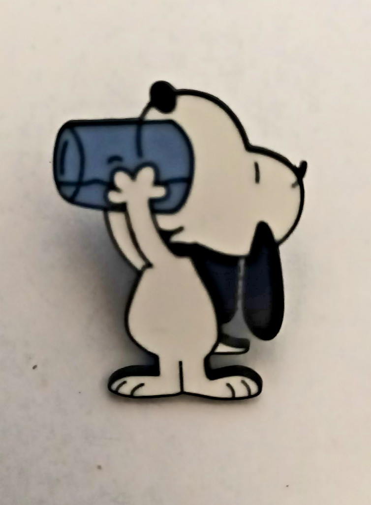 SNOOPY-PEANUTS-ENAMEL PIN-SHIP 2 OR MORE PINS FOR $5.49