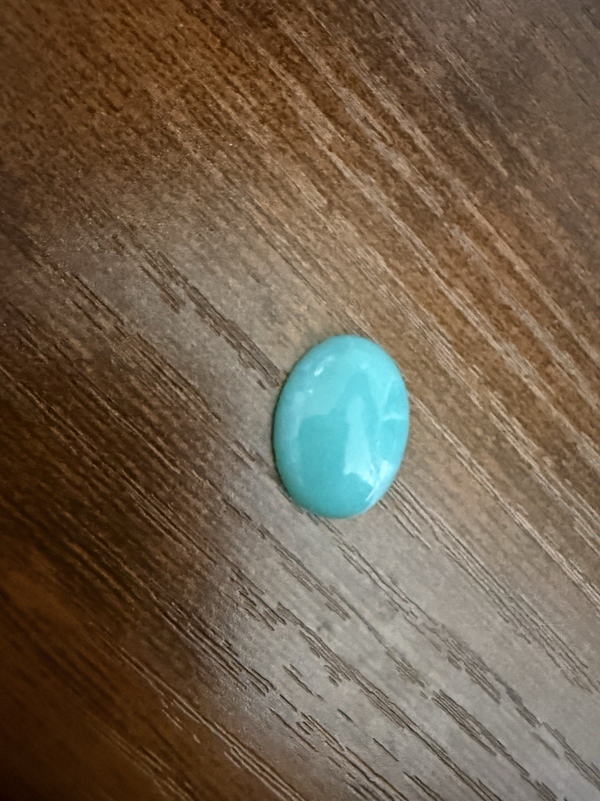 Natural Blue Turquoise Oval Cabochon Loose Gemstone Sleeping Beauty Grade
