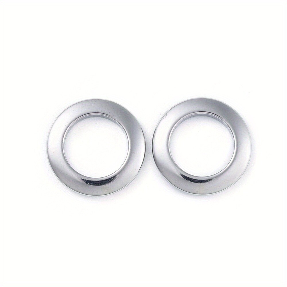 10pcs Non-Tarnish 304 Stainless Steel Linking Rings Rings Stainless Steel color