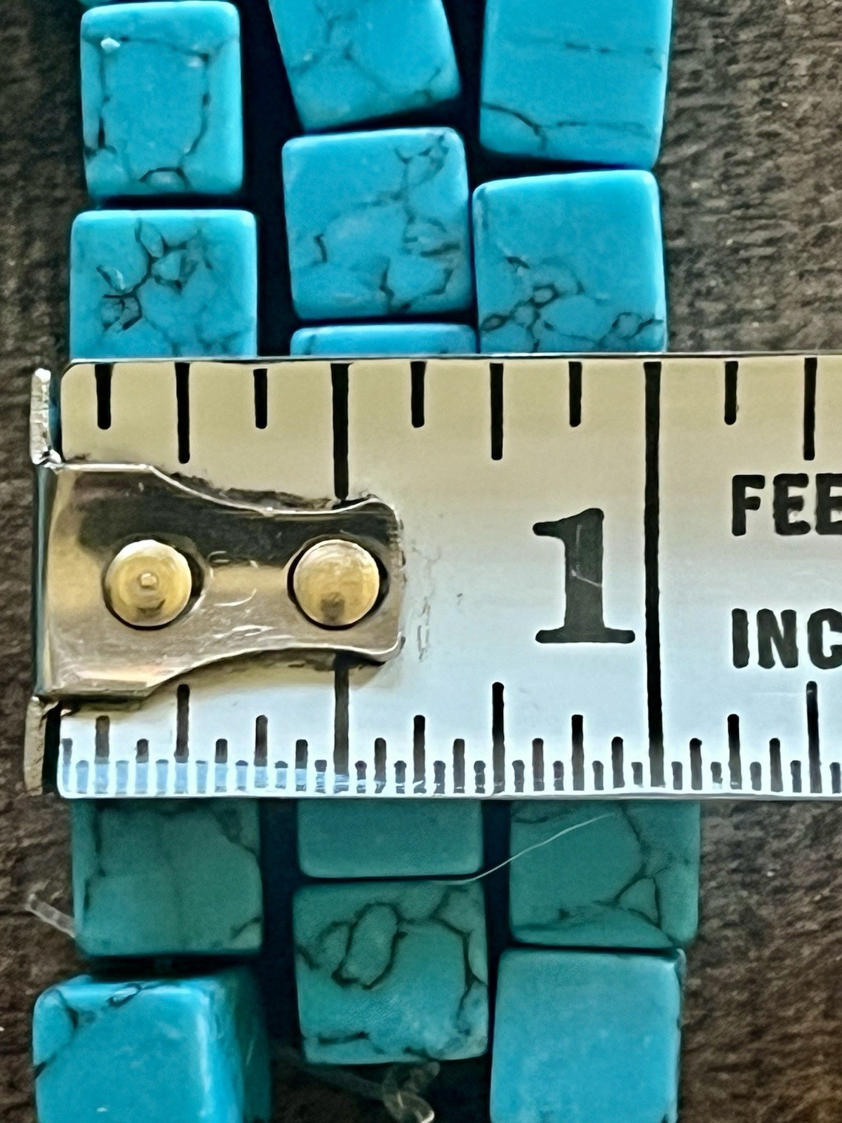 Genuine Blue Turquoise Bead Lot Jewelry Making Heishi Nugget Square 34 Strands +