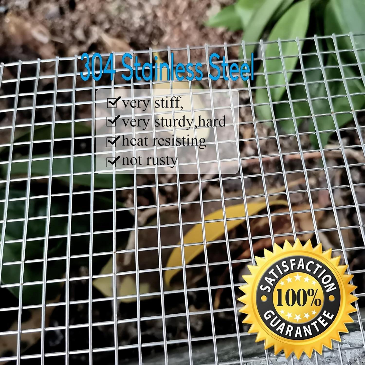 Upgraded 2-Pack Completely Welded 12″x24″ Stainless Steel Mesh for Versatile Use