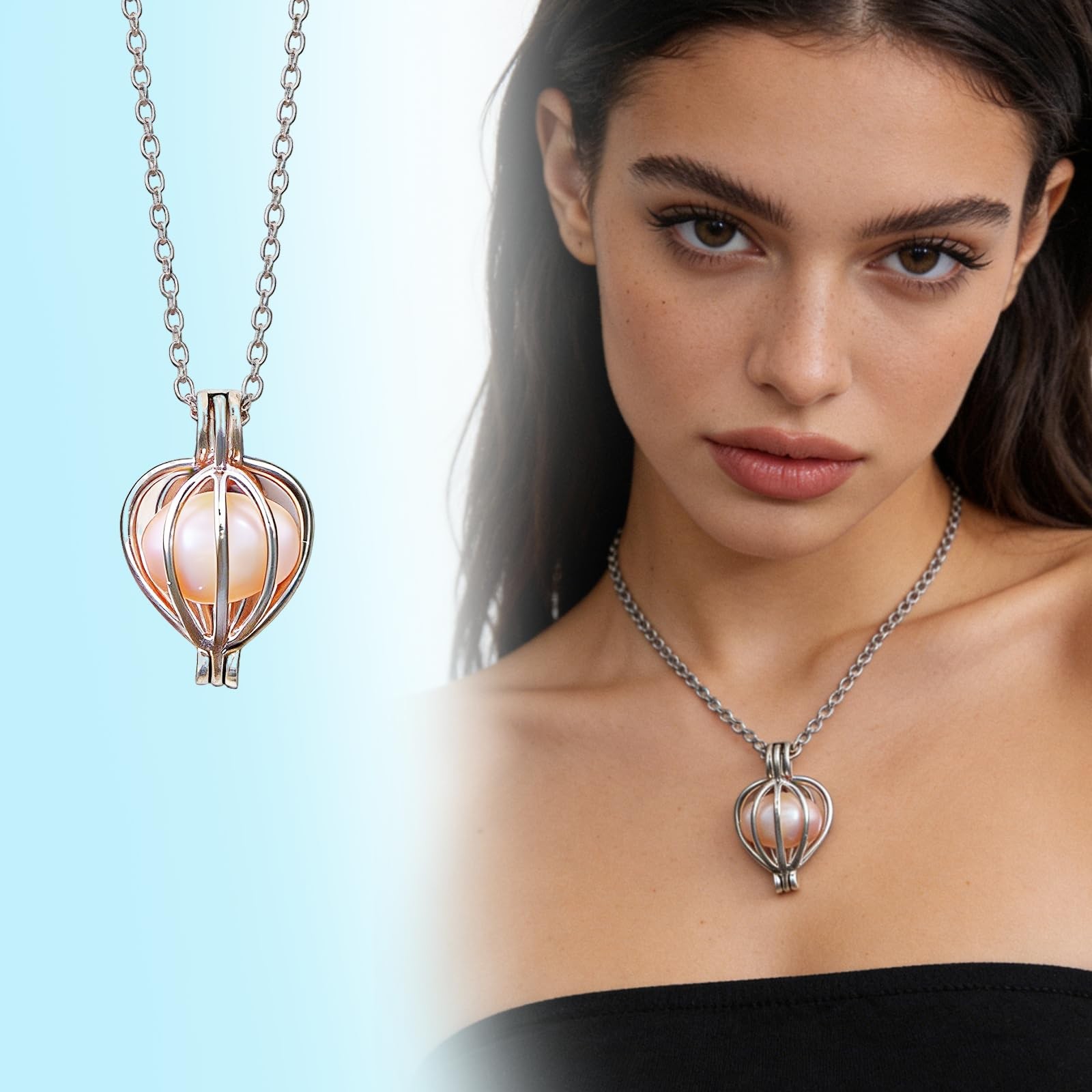 Natural Oyster Pearl,Freshwater Oval Pearls Cultured Oysters Love Wish Pearls DI