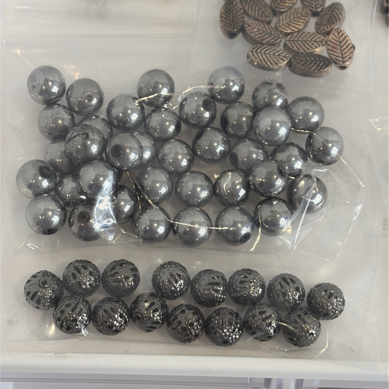 Men’s Jewelry Making Kit w/ Organizer – Stone Wood Beads Charms Paracord Elastic