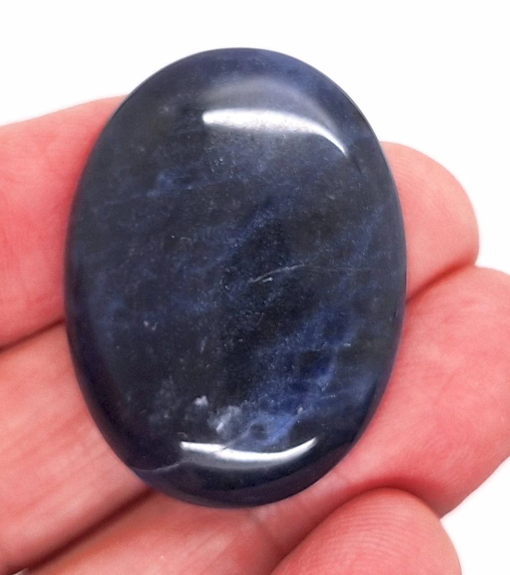 40x30mm Natural Sodalite Flat Back Cabochon Gemstone Cameo Jewelry Supply S4116
