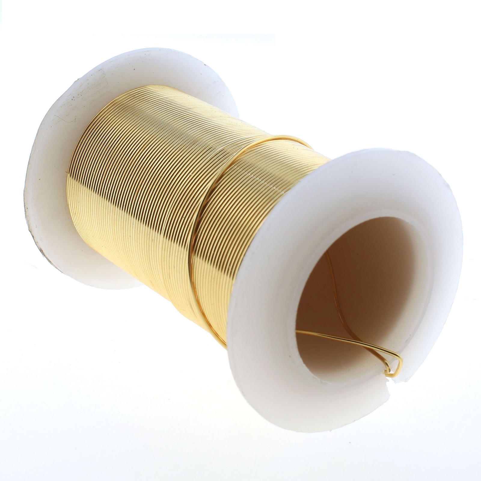 30 yard Spool BeadSmith Tarnish Resistant GOLD 1/2 Hard 24 Gauge Wrapping Wire
