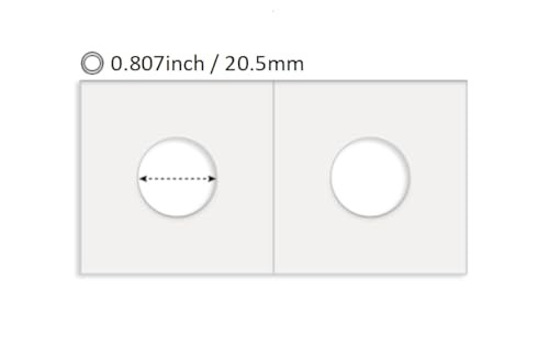 Coin FlipsPcs 20.5mm/(0.8 Inch) Coin Flips for Penny-(0.8 inch) 20.5mm 300