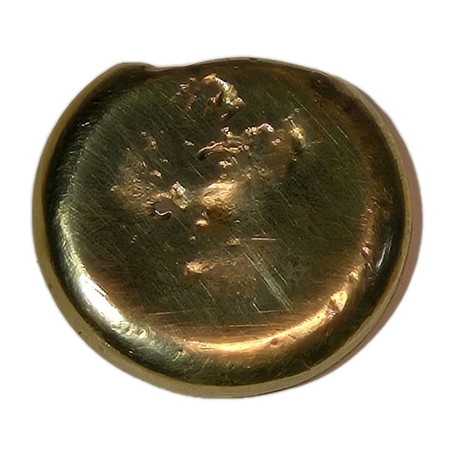 Nordic Gold Round 7.2 Grams Jewelry Making DIY Metal Melting Craft Button Disc