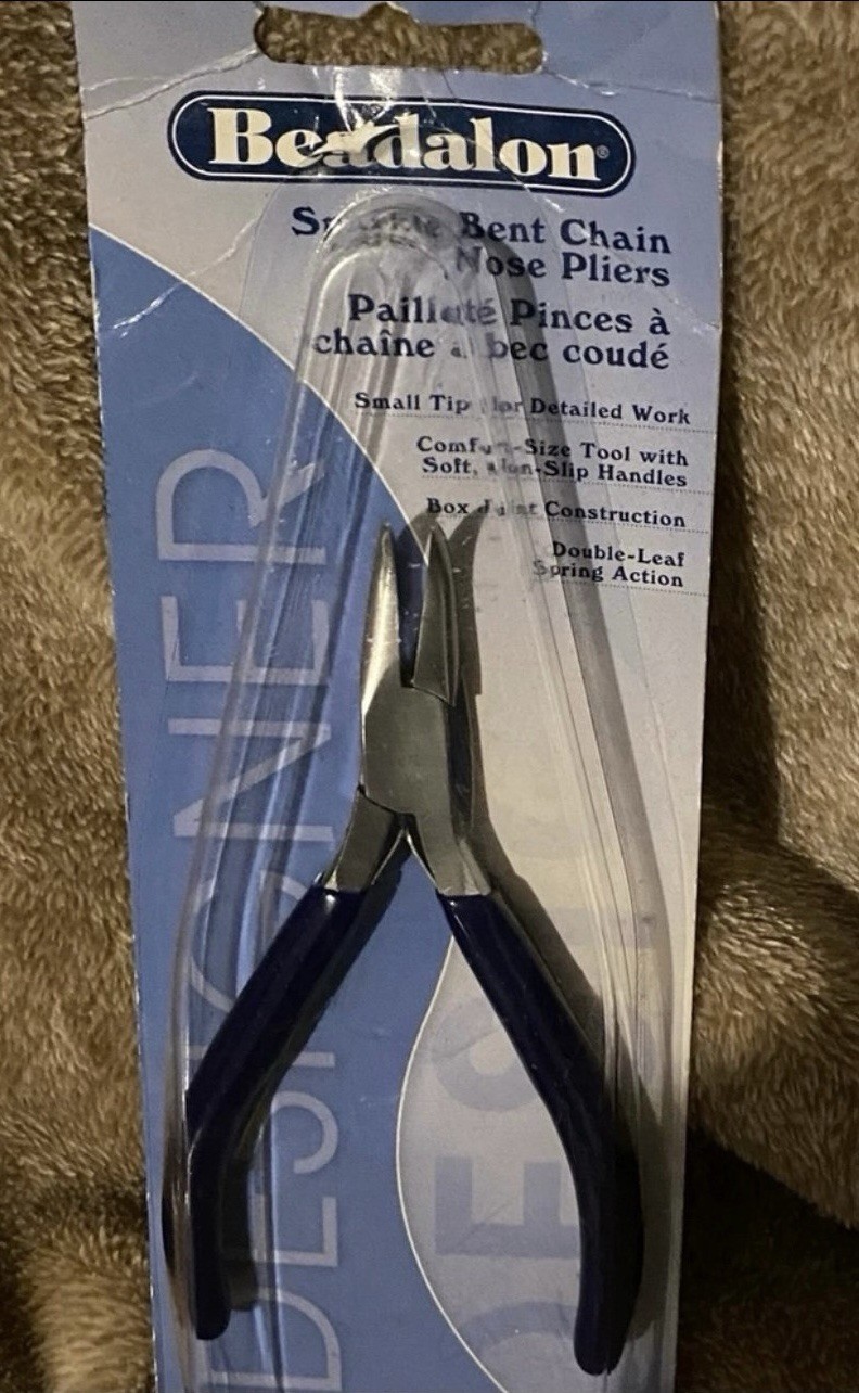 Beadalon & The Bead Buddy Jewelry Pliers Set Flat/Round Nylon Jaw, Split Ring, …