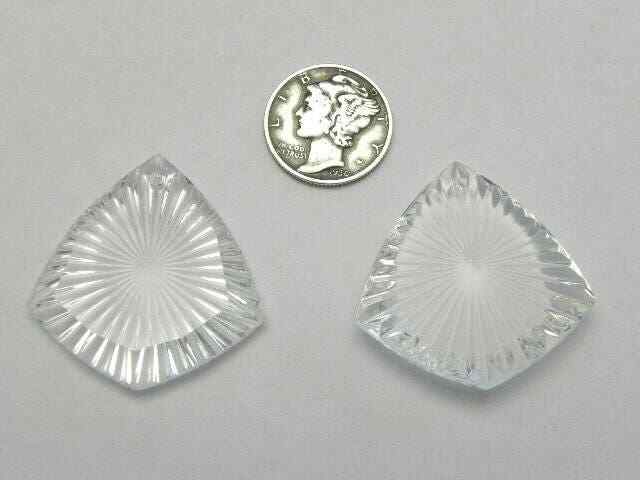 Crystal 30mm Top Drill Vintage Swarovski 6214 Starburst Pendant (1 piece)