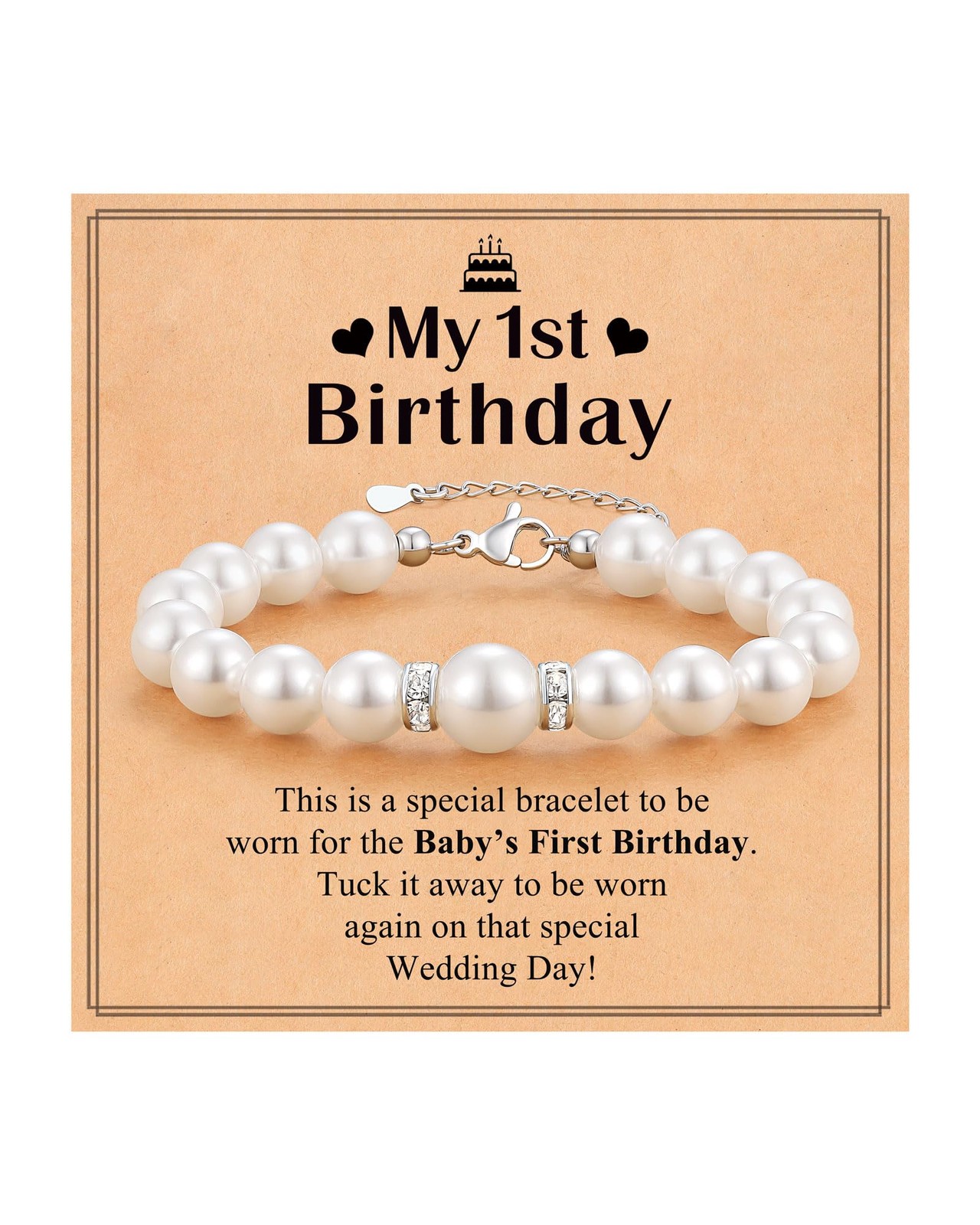 One 1 Year Old Girl Birthday Gifts, First 1st Birthday Gifts Decorations for Gir