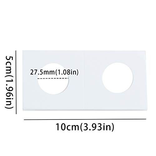 Coin Flips for 1 Dollar [Opening:27.5mm/1.08 in] White [90pcs]