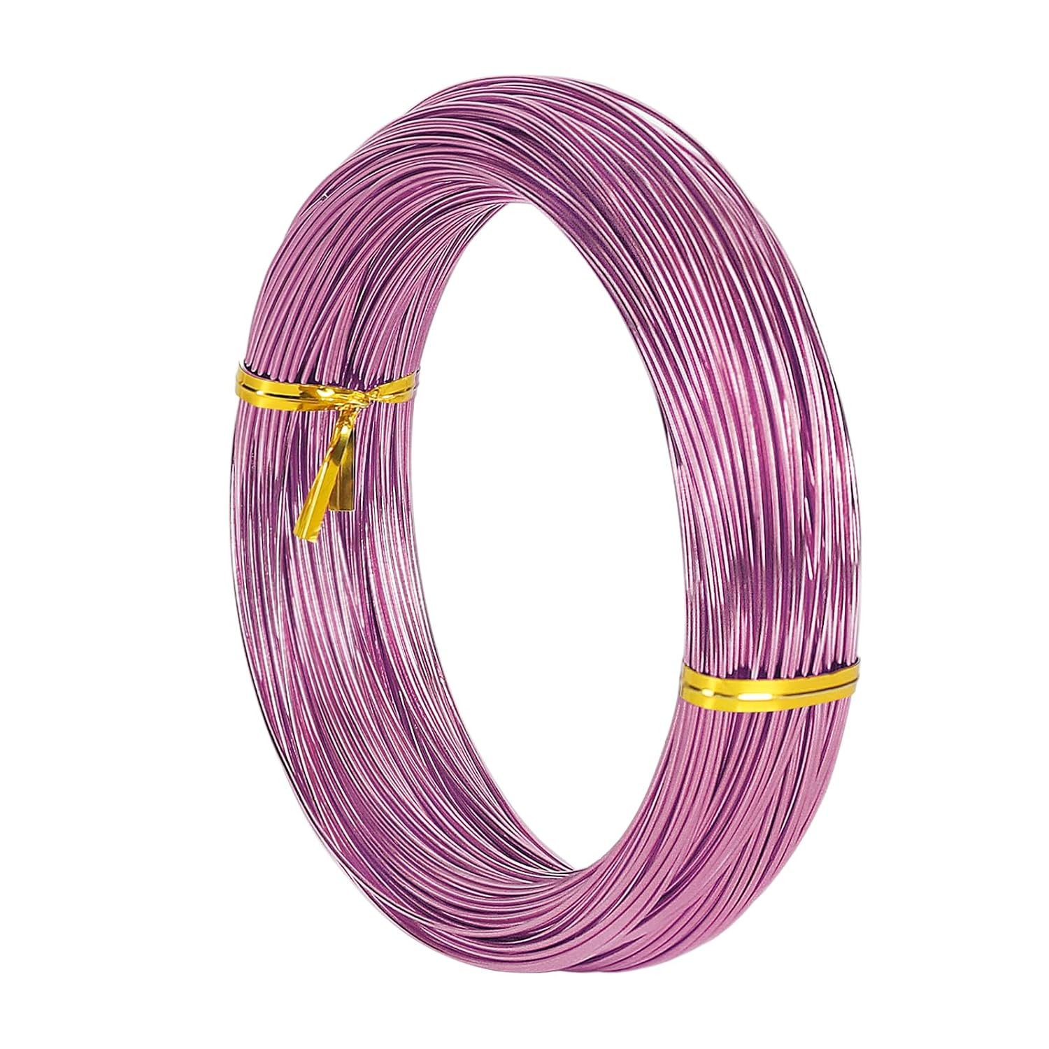 18 Gauge Aluminum Craft Wire, 165 Feet 1Mm Bendable Metal Wire for Jewelry, Scul