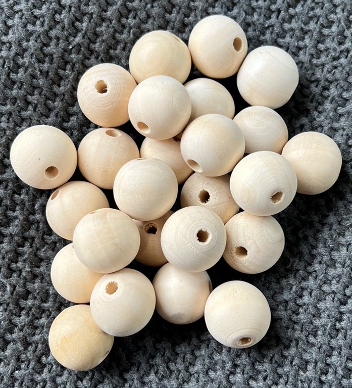 HUGE 10+ Lb Mixed Craft Making Supplies Lot – 2000+ Natural Wooden Beads **NEW**