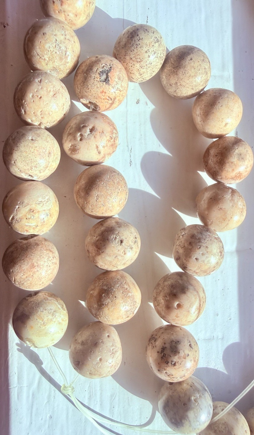 Earth Tone Stone Round Beads 12mm Qty:23