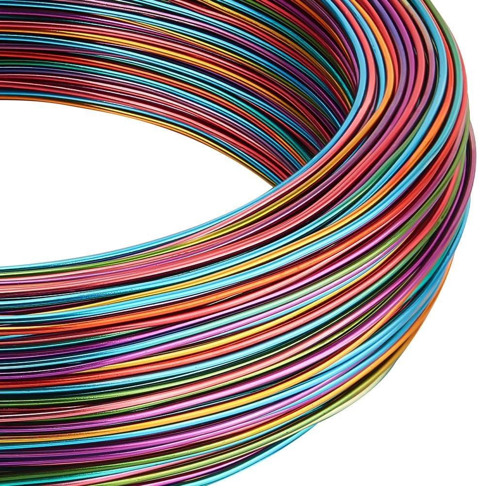 18 Gauge 307 Feet Multicolor Jewelry Craft Wire Gradient Color Aluminum Wire Ben