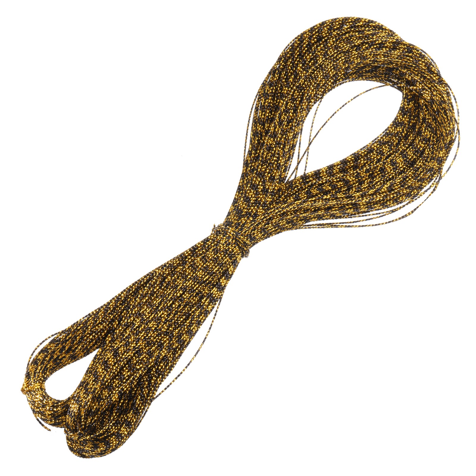 109 Yard Metallic Cord,1mm(0.04inch) Gold,Black Ornaments Strings
