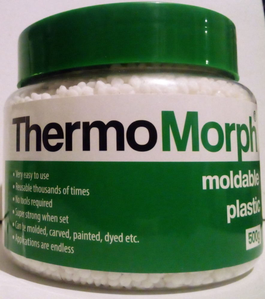 2 ThermoMorph Moldable Plastic Pellets Beads Reusable 500g Easy to Use FREE S/H!