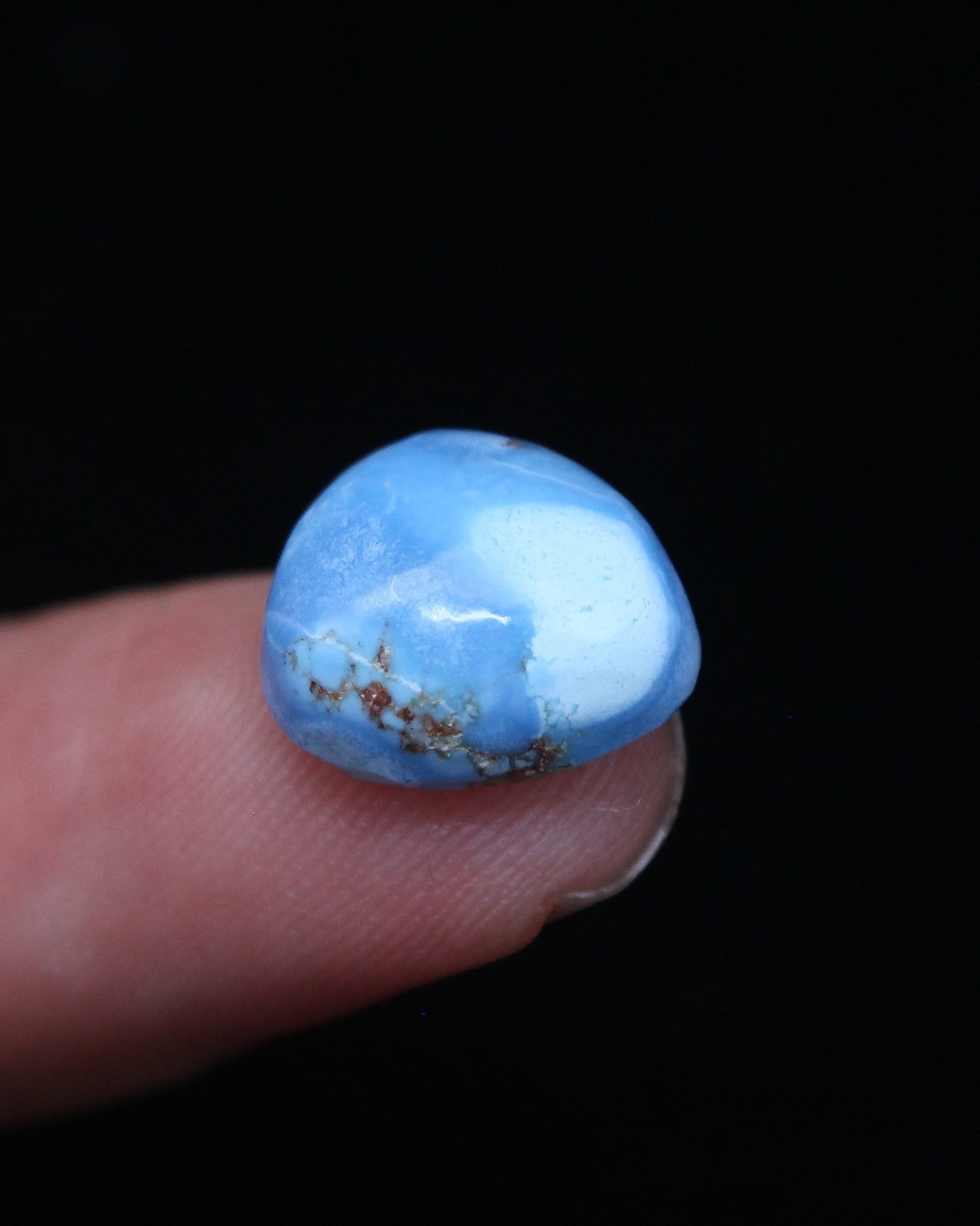 Natural Golden Hill Turquoise Cabochon Kazakhstan Untreated Blue Stone 11x11mm