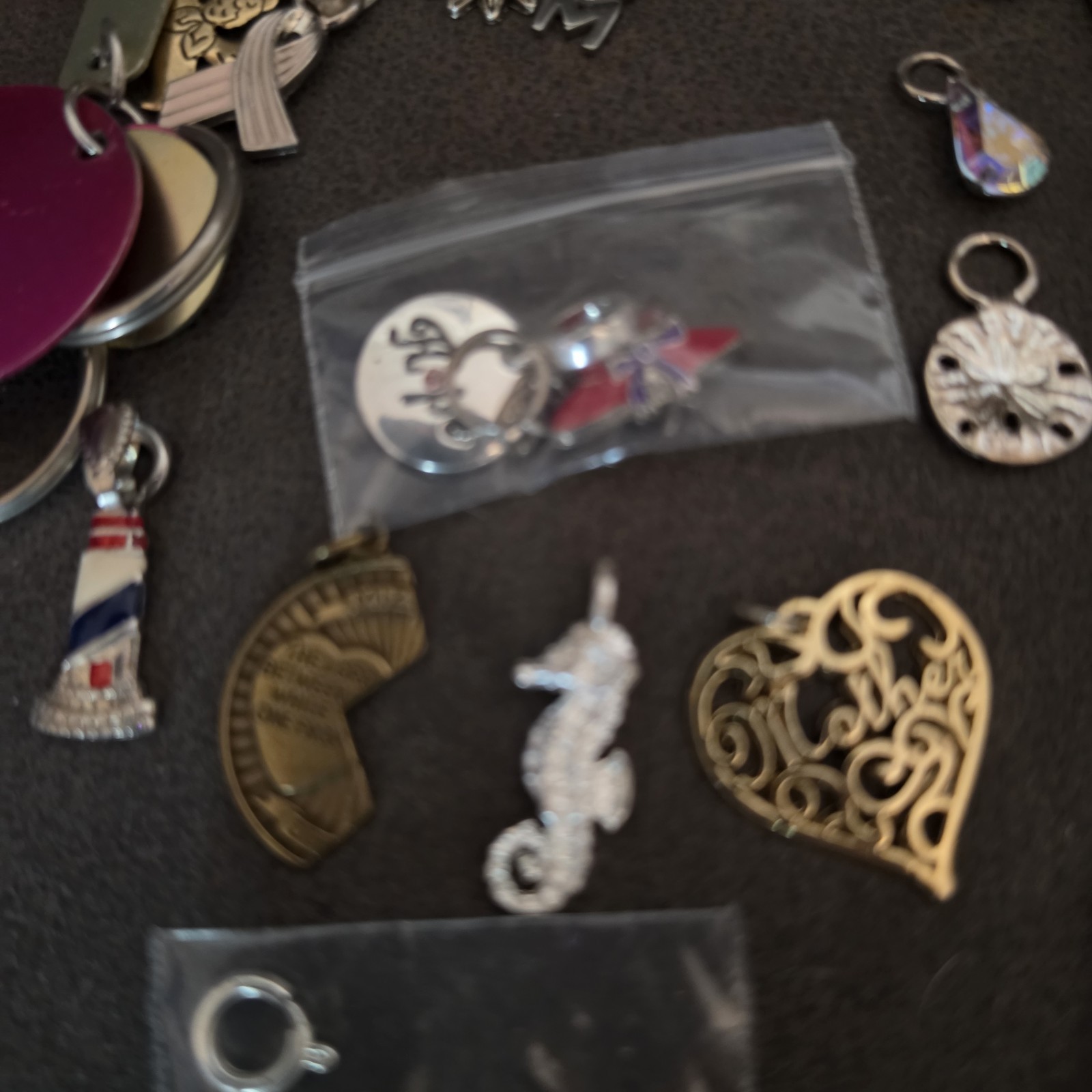 Bulk Lot 50+ Charms Pendants Vintage & Modern Mixed Jewelry Making Crafts