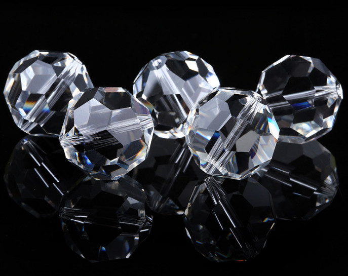 new 14-30mm Round Crystal Earth Faceted Loose spacer beads crystal Beads