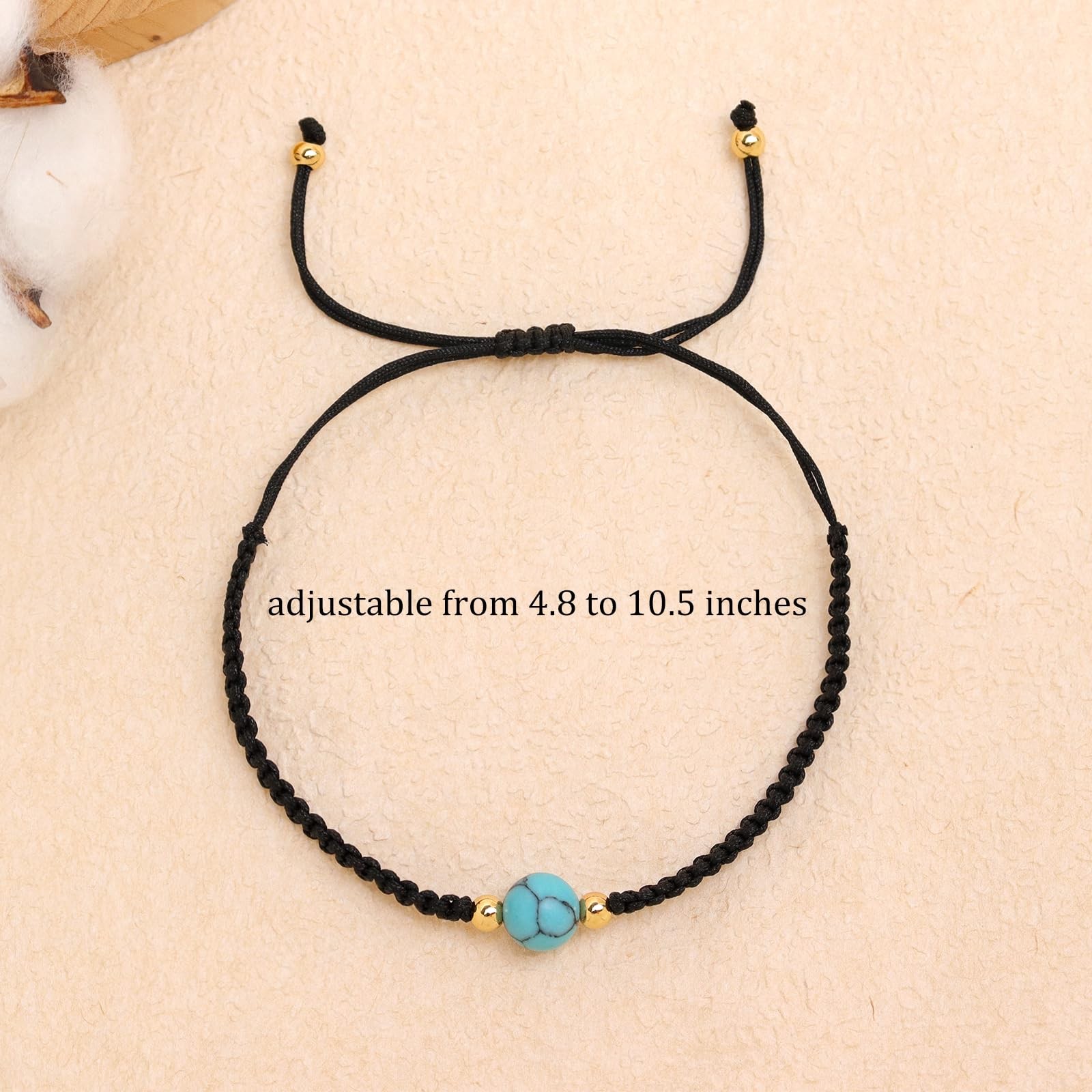 Earth Stand for Optimistic Braided Bracelets Stack for Women, Handmade Natural S