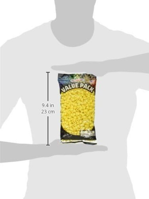 High-Quality 6x9mm Opaque Yellow Barrel Beads – 900 Pieces for DIY Projects