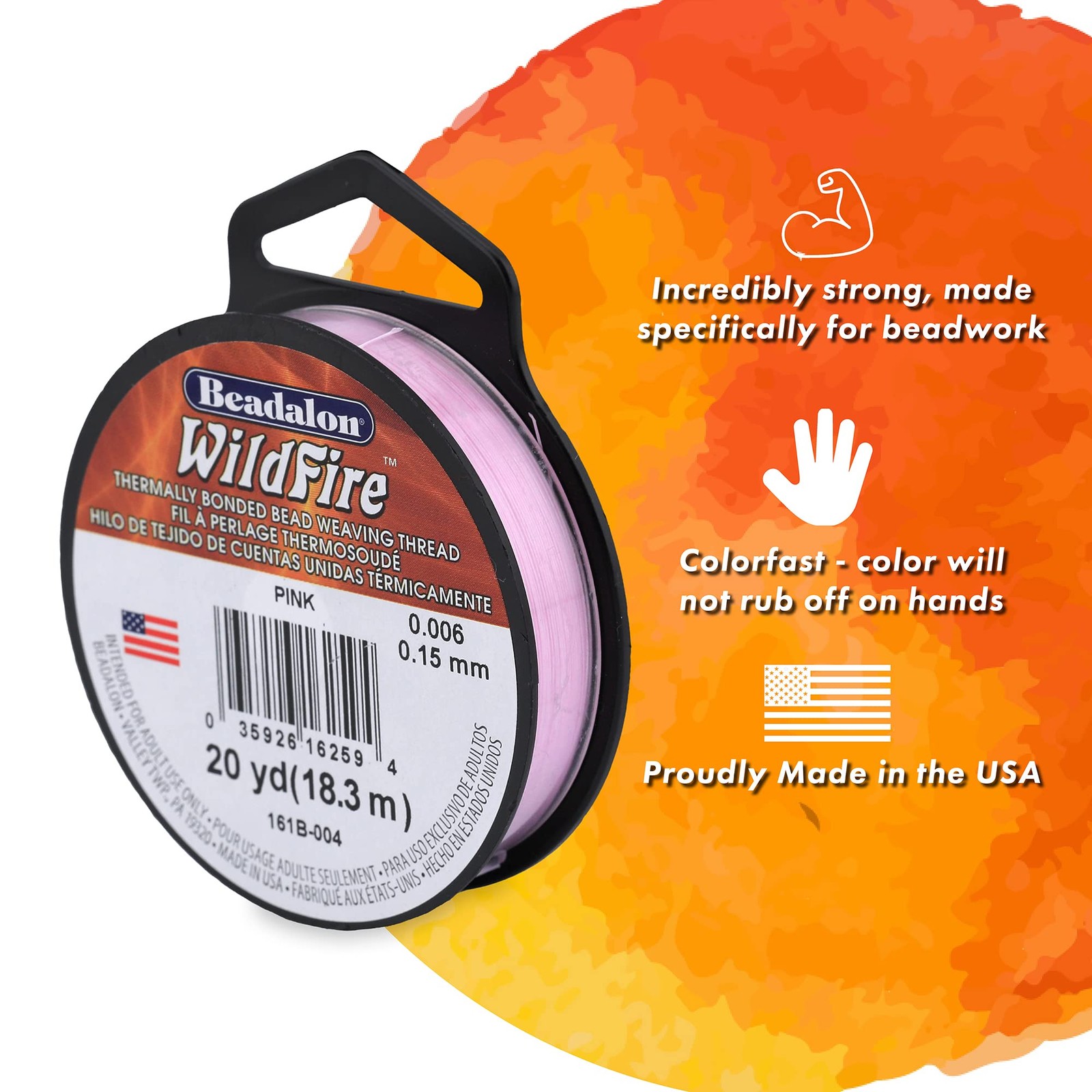 Wildfire, 0.006 in, 0.15 mm, Break Strength 10 lb / 4.5 kg, Frost, 50 yd / 45 m