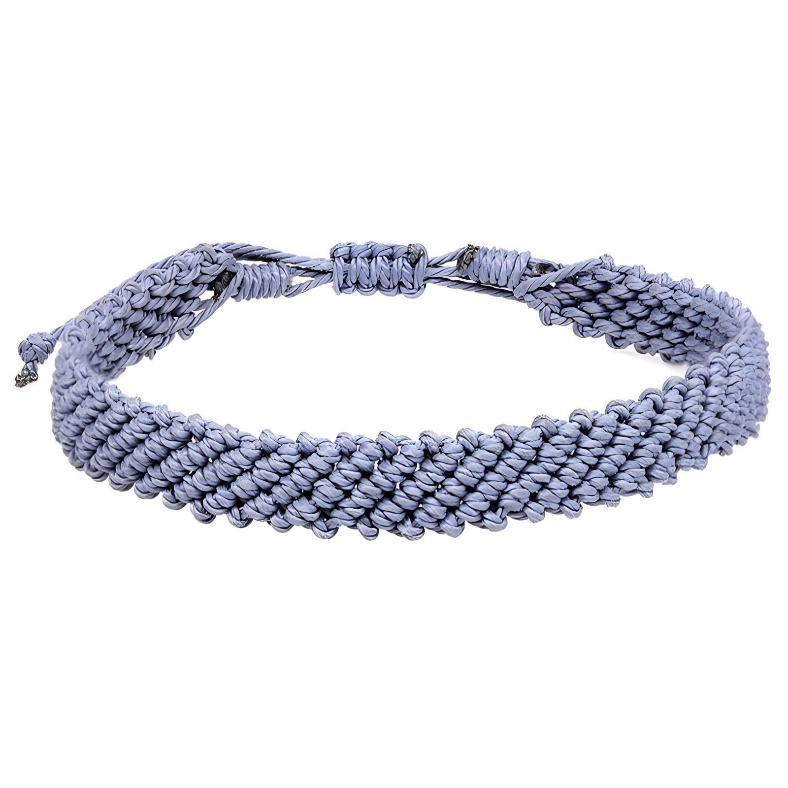 Multi-color Handmade Woven Rope Bracelet Braided String Adjustable Protection Go