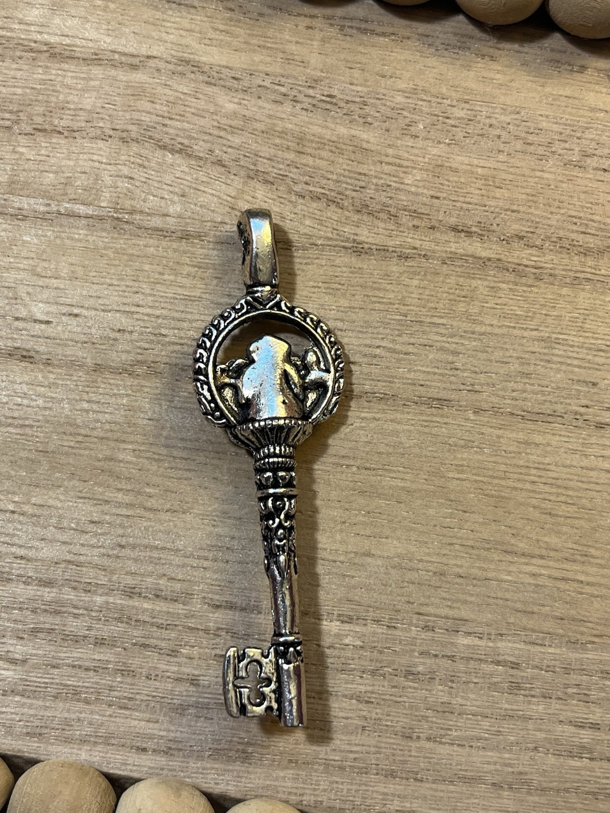 Vintage sterling silver Ganesh skeleton key necklace from free people 925
