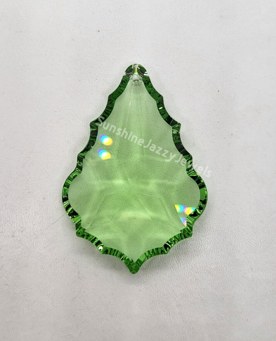 Swarovski Crystal Light Peridot 63mm Pendalogue 8901 Prismr; Logo Etch; Strass