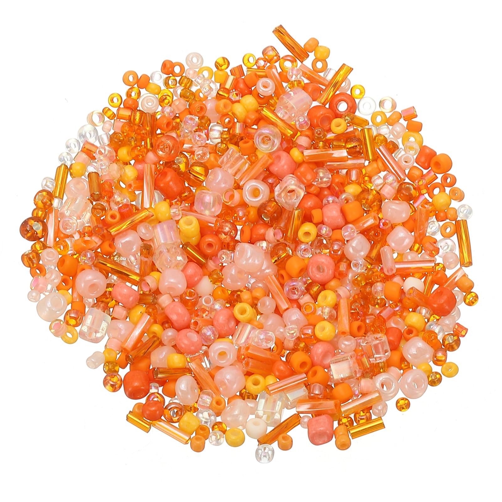 M METERXITY 1000-Pack Mixed Glass Seed Beads, 1-4mm/0.04-0.16 Inch Tube Mini …