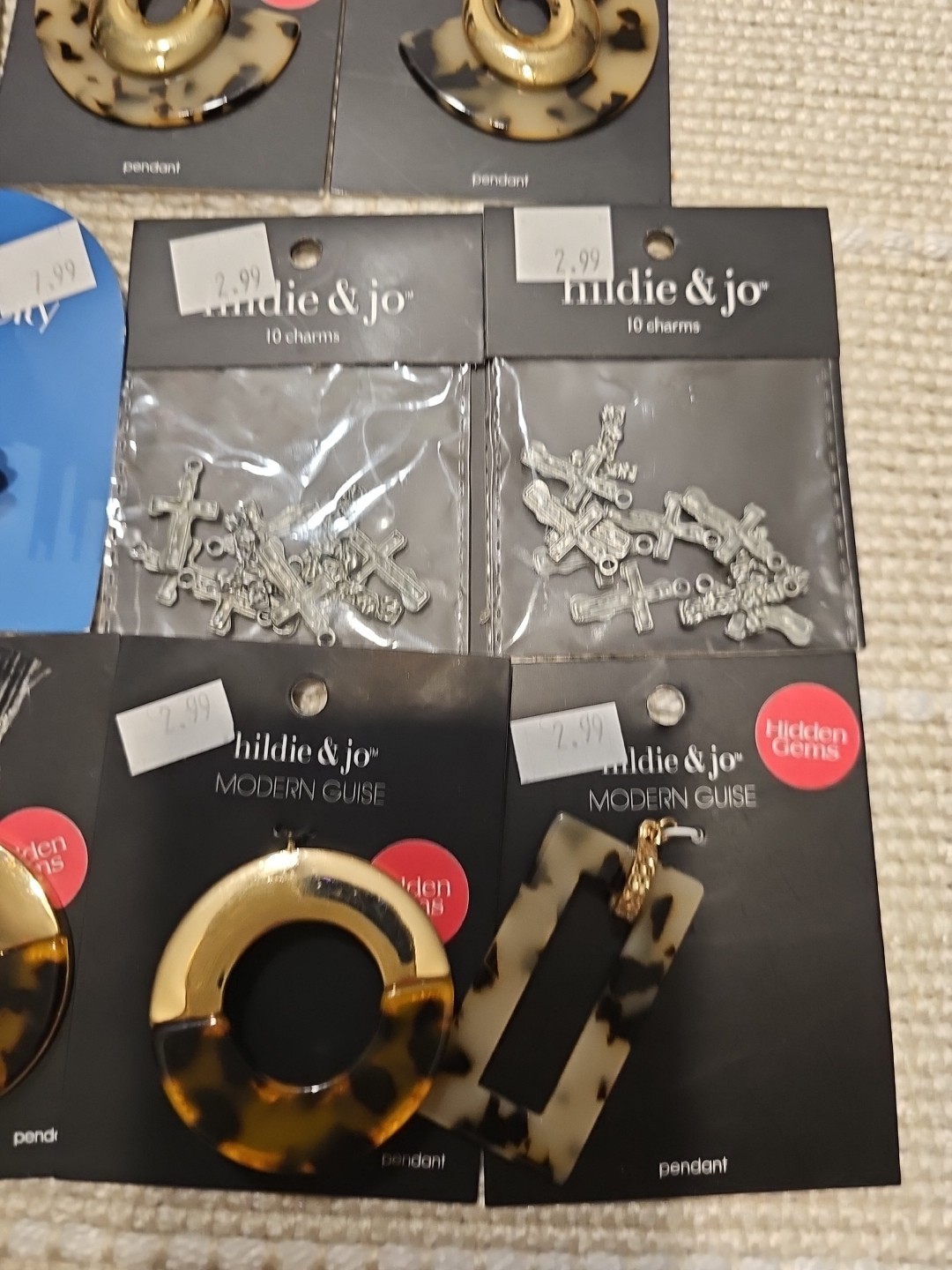 11 NEW HILDIE & JO CHARMS CROSS CAKES MODERN GUISE ALPHABET ANIMAL PRINT FREE SH