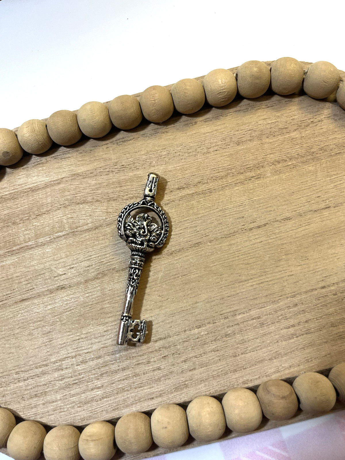 Vintage sterling silver Ganesh skeleton key necklace from free people 925