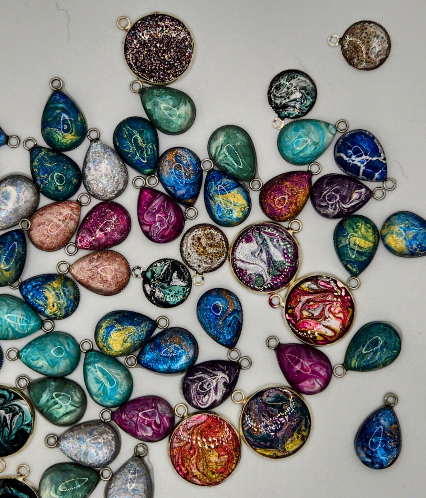 50 Piece Lot Artisan Made Charms/Pendants For Jewelry And Crafts Free Shipping