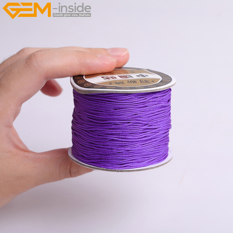 120 Meters Nylon Thread Delicate Strings Knotting Line for Jewelry Craft 0.8mm