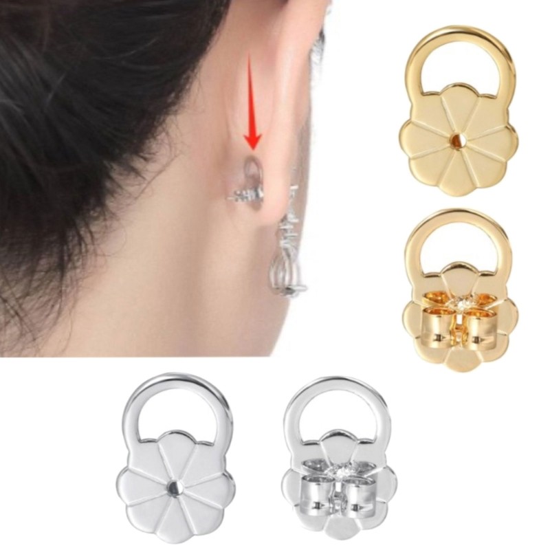 Easy to Use Earring Lifter Backs Practical Earplug Locking Clip Earplug Backs