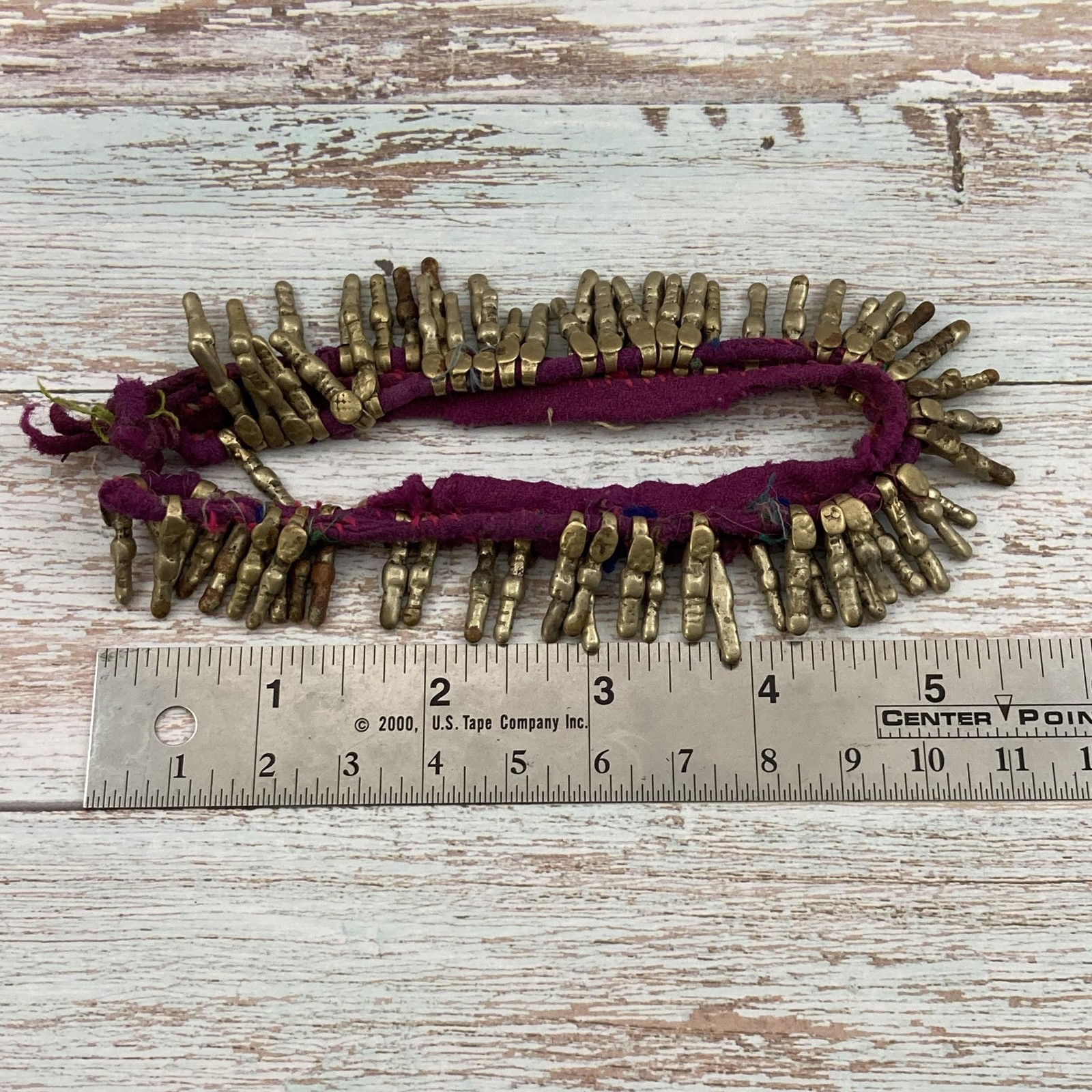 Vintage Tribal Spacer Charms Buds Ethnic Findings Original 21″ Cord 74pc (18893)