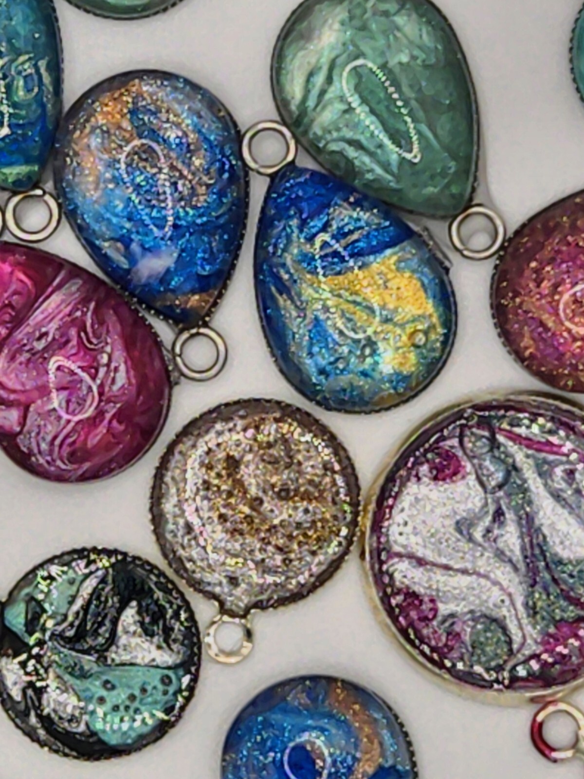 50 Piece Lot Artisan Made Charms/Pendants For Jewelry And Crafts Free Shipping