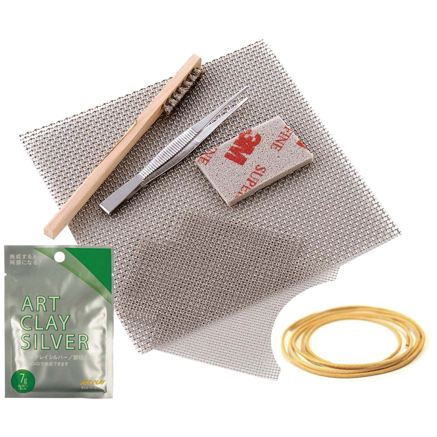 Art Clay PMC Precious Metal Clay Silver Magatama Jewelry Making Tools Kit