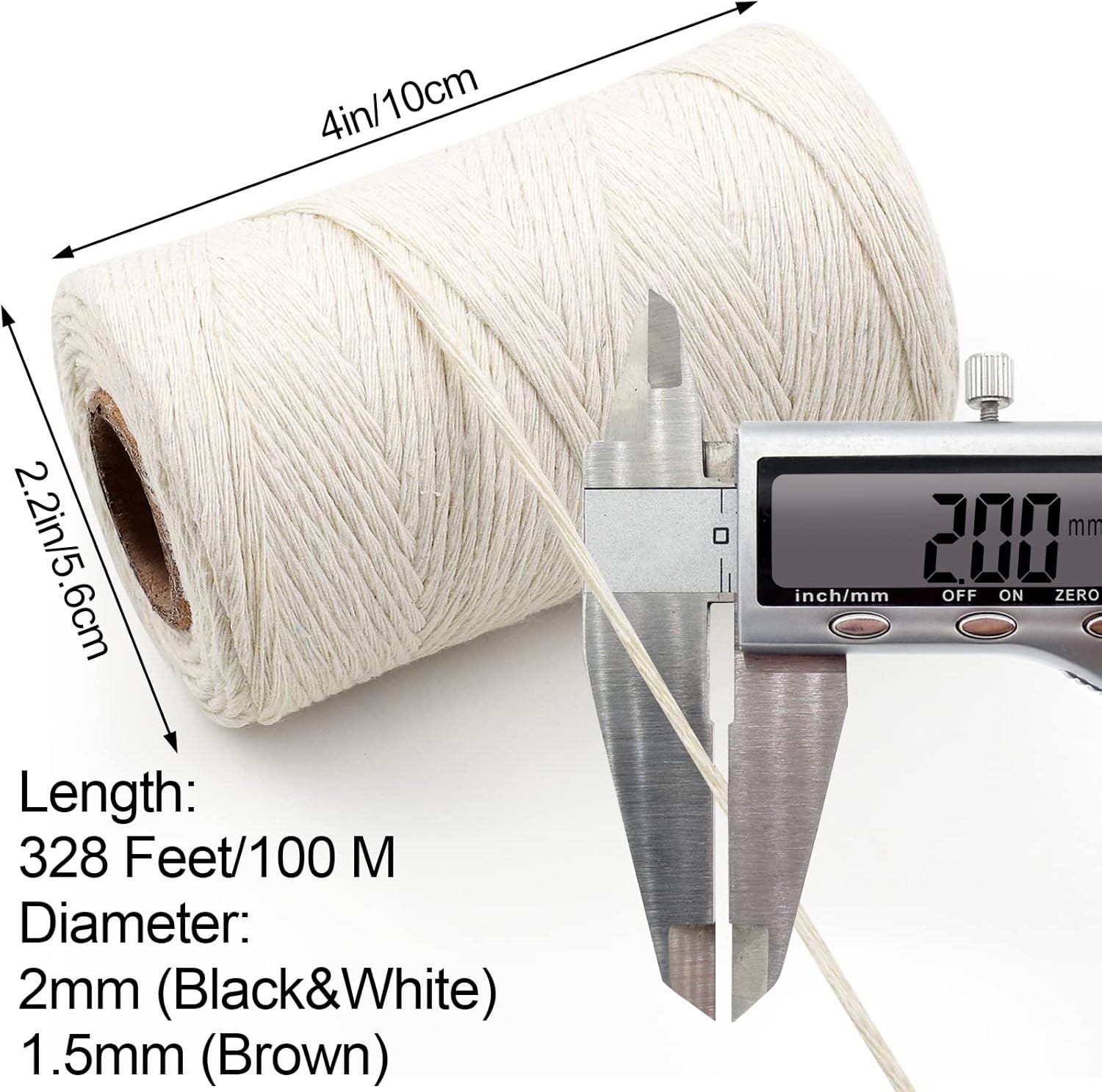 3 Pcs. Roll Natural Jute Twine String Thin Ribbon Hemp Gardening Plant Gift Wrap