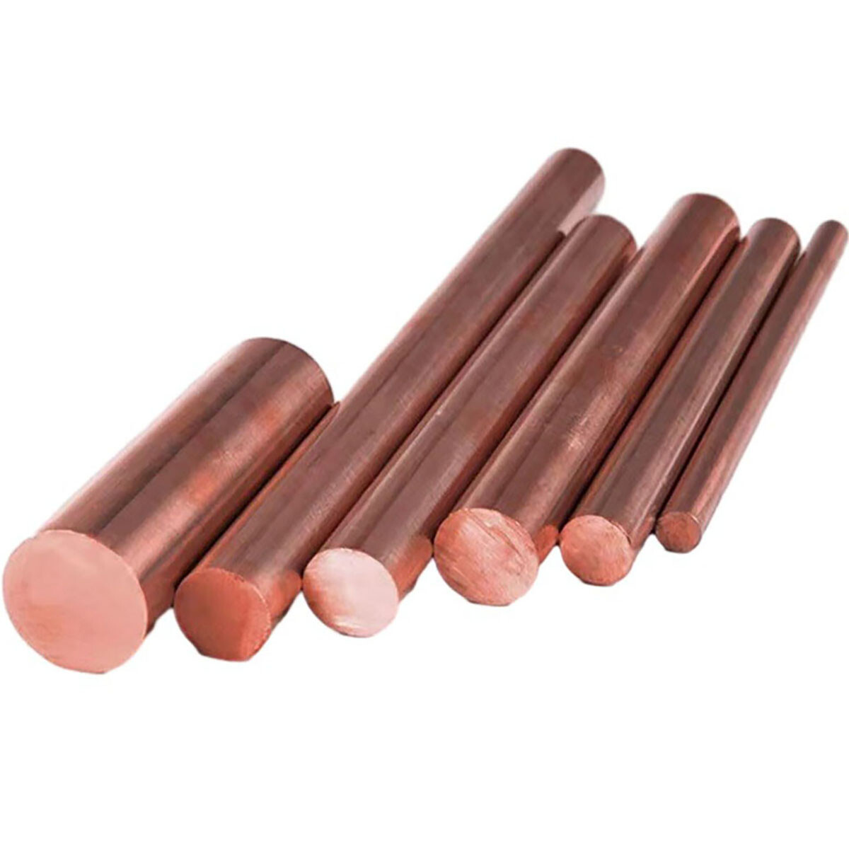 T2 Pure Copper Round Rod/Electrode Copper Rod 8mm – 80mm Diameter Various Length