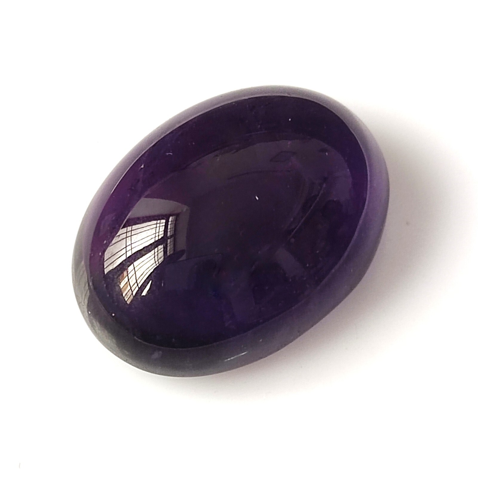 18.00 CARAT NATURAL AFRICAN AMETHYST CABOCHON 15X20 MM OVAL UNTREATED GEMSTONE