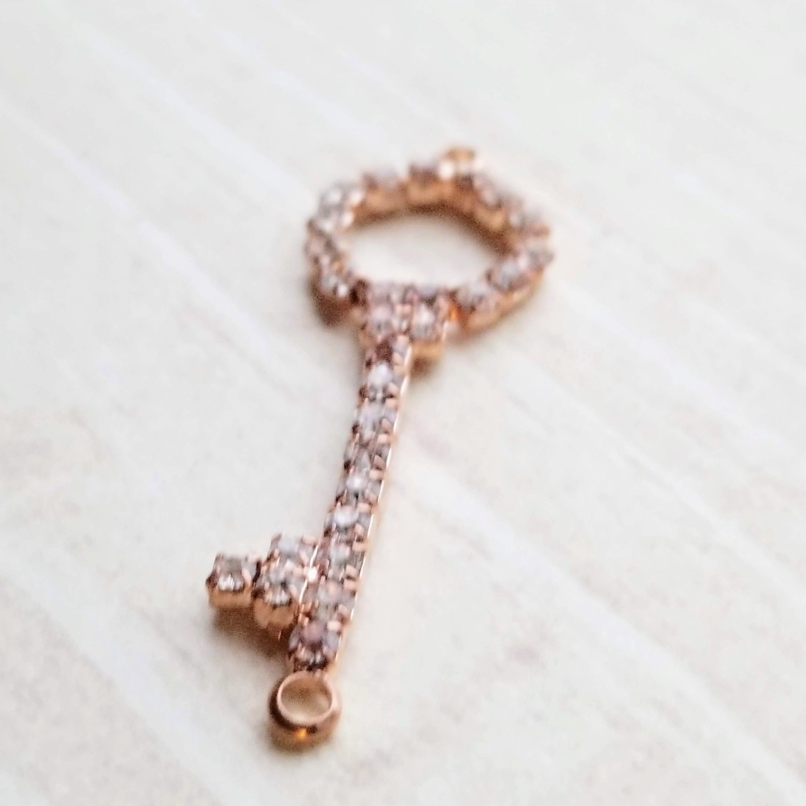 Infinity Figure 8 Bow Rhinestone Connector Clear Sideways DIY Jewelry Making