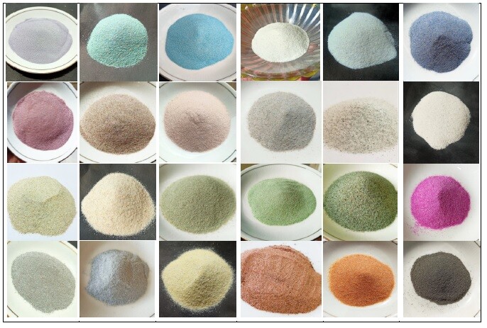 Natural Gemstone Fine Crushed Powder-Set of 24,Great for Mineral Art, Inlay work
